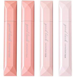 hayrayo Double Sided Tape Pen,4PCS Double Sided Tape Pens for Crafting,Glue Tape Roller for Scrapbooking, DIY, Home School Office Cards, Photo & Journaling Supplies (Pink)