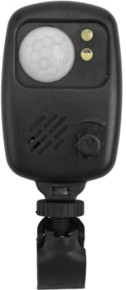 Homeponnew Détecteur de Mouvement Alarme pour Camping et Pêche en Plein Air Détection Infrarouge jusqu'à 5 m Angle de Détection 100° Dispositif de Sécurité Portable pour Tente Protection Compatible