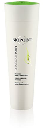 Biopoint Dermocare Purify - Shampoo Dermopurificante per Capelli Grassi, Azione Detergente Delicata e Normalizzante sul Sebo in Eccesso, Dona Brillantezza e Leggerezza, 200 ml