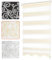 Bailena® Doppelrollo Klemmfix ohne Bohren - 4in1 Duo Rollo mit Muster Weiß Gold Glitzernd 90x200cm - Ranken & Blumen Motiv Doppelrollo mit Perlen - Gardinen Rollos für Fenster & Tür