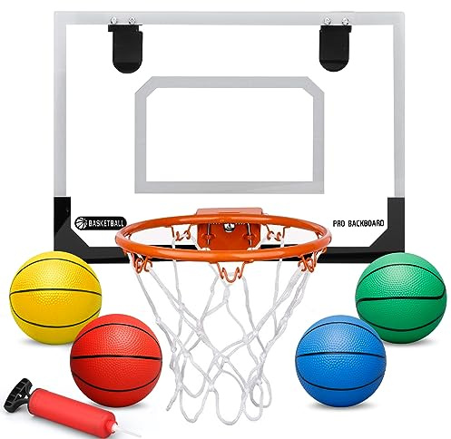 Mini canasta de baloncesto para niños y adultos para interior y exterior, cesta de baloncesto portátil, aro de baloncesto, soporte de pared, juguetes de baloncesto, regalos
