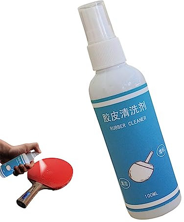 Visiblurry 2 Stück Tischtennis-Gummispray | Tischtennisschläger-Reiniger, Tischtennis-Paddel-Reiniger, Tennisschläger-Paddel-Gummi-Reiniger, Reinigungssprühflasche 100 l