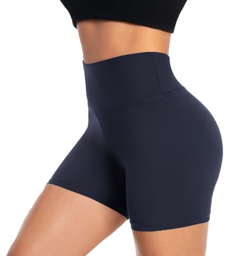 ACTINPUT Pantaloncini Sportivi Donna Yoga Boxer Pantaloni Corti Donna Vita Alta Fitness Ciclismo Allenamento Jogging Shorts Antisfregamento Leggings Corti Hotpants