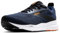 BROOKS Herren Trace 4 Sneaker, Peacoat/Schwarz/Orange Pop, 43 EU