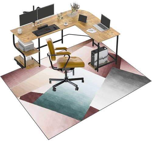 Alfombrilla para Silla de Escritorio | Alfombra Protectora Suelo para Silla de Oficina | Alfombrilla para Silla de Gaming | Oficina Protector de Suelo Silla Ruedas para Suelos Duros 80 x 120 cm
