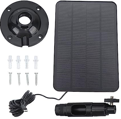 lvifloae Solpanelladdare för utomhusövervakningskameror 10W, 10W 5V Solpanel för trådlös utomhussäkerhetskamera IP65 Vattentät Monokristallin Silikon Solarladdare Typ C