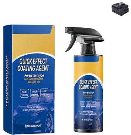 Advanced Car Quick-Acting Coating Agent Spray – Liquid Gloss Protective Coat for Vehicles, Fast Spray Coating Agent for Paint Protection, Multi-Purpose Car Polish for Waterless Wash & Shine (1PCS)