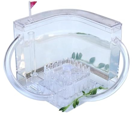 Granja de Hormigas de Gel translúcido – Kit de observación de Castillo de Hormigas con hábitat de Nido de cría, Kit de Aprendizaje científico for Colonia de Hormigas Caja para Hormigas(Weiß)