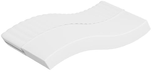 Nusvialune Barnmadrass skum medelmjuk 80 x 160 cm, hållbar, andas, vändbar för spjälsäng, sovrum, sängtillbehör med tryckavlastning och ergonomiskt stöd
