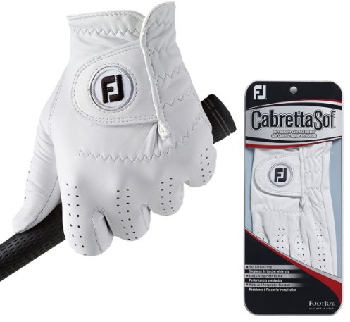 FootJoy CabrettaSof Golf Glove - Packaging May Vary, White