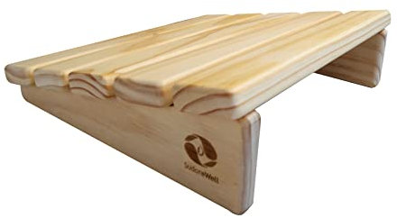 SudoreWell® Sauna Kopfstütze Exklusiv aus Kiefernholz