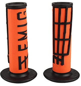 Universalgriffe Emig Grip Griff MX Grip Hand for SX EXC SXF KLX CRF YZF WRF Motorrad Twist Grip for Gel GP Dirt Pit Bike (Color : Black orange)