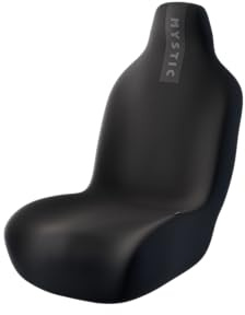 Mystic Watersports - Surf KiteSurf & Windsurfing Single Car Seat Cover - Black - Seatbelt opening - Water resistant