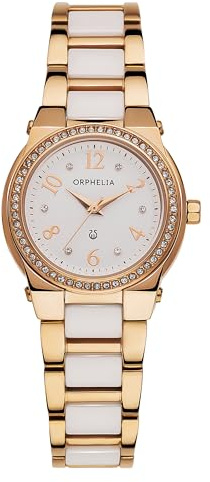 Orphelia Damen-Armbanduhr Bellevue Analog Quarz Keramik