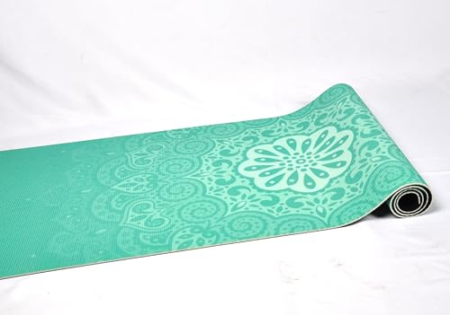 TnP Yoga Mat, Non Slip Exercise Mat, 6mm Thick Workout Mat,Best for Pilates Gymnastics Gym Meditation & Stretching, Lightweight for Men & Women (FAB801 (Teal), 183 * 61 * 0.6cm)