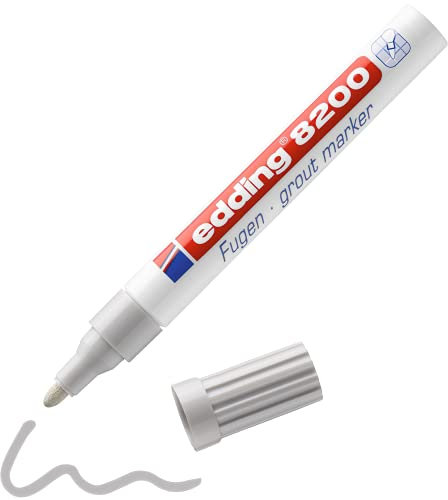 Edding 8200 4-8200-1-4026 Fugenmarker Silber-Grau 2 mm, 4 mm