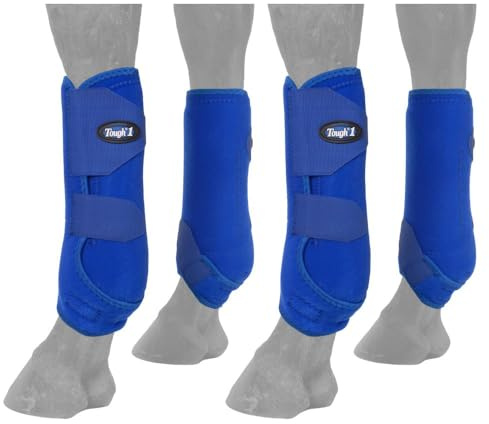 Tough 1 Extreme Vented Sport Boots Set, Royal Blue, Medium