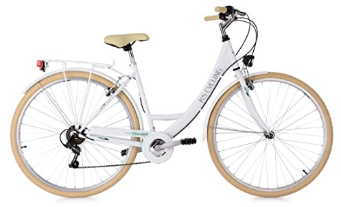 KS Cycling Damenfahrrad 26'' Toscana weiß RH 41 cm