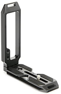 3 Legged Thing QR11 2.0 Universal Camera L-Bracket - Arca Swiss Compatible L-Bracket for Full Bodied Cameras - Darkness (Matte Black) (QR11-FBB 2.0)