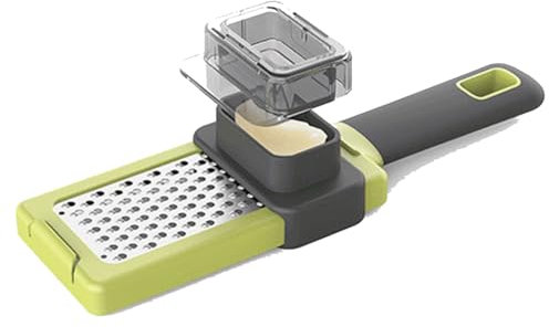 HH CaresWe - Grattugia da cucina - Grattugia per aglio, verdure, formaggio e zenzero - Sicura e facile da pulire