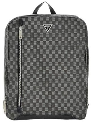 GUESS Torino City Backpack, Laptop Backpack, Black/Grey, black, One size