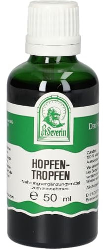 Hopfen Tropfen, Kletterpflanze, Hanfgewächse, Cannabaceae, Beruhigend, Schlafen 50 Milliliter