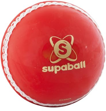 Readers Unisex Supaball cricketboll, röd, Senior