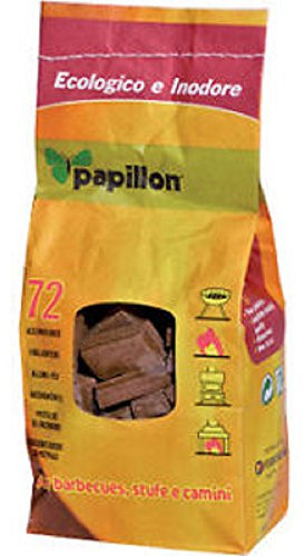 Accendifuoco per barbecue, stufe e camini. 72 zollette