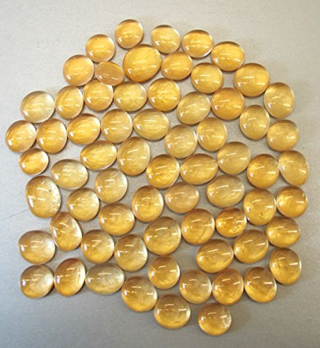 Ullmannglass Glass nuggets – decorative stones – muggle stones, in antique gold, diameter 16 – 18 mm, packed in 200 g.