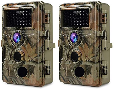 BLAZEVIDEO 48MP 1296P HD Caméra de Chasse, 940nm IR Camera Chasse Infrarouge Vision Nocturne, 0,1s Vitesse de Dclenchement Caméra de Jeu, IP66 Étanche