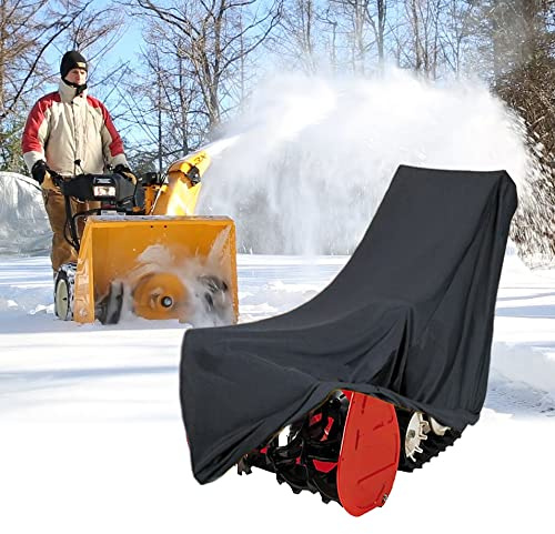 Waterproof Snow Thrower Cover, Heavy Duty 210D Snow Blower Replace Protector, Outdoor Winter Sweeping Accessories