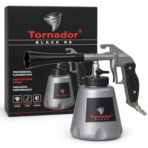 Tornador Z-020RS NEW MODEL Car Air Pulse Cleaning Gun For Automotive Interior Carpet and Seat Cleaning