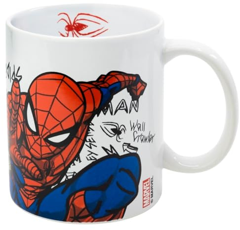 ms móvil shop Tasse en céramique pour petit-déjeuner SPIDERMAN Capacité 325 ml Dessin - Boîte cadeau | Produit officiel