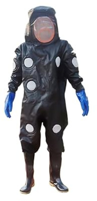 traje de apicultor, Traje de cultura de cuerpo completo ventilado, transpirable, con ventilador, disipación de calor y guantes de cuero(Medium)