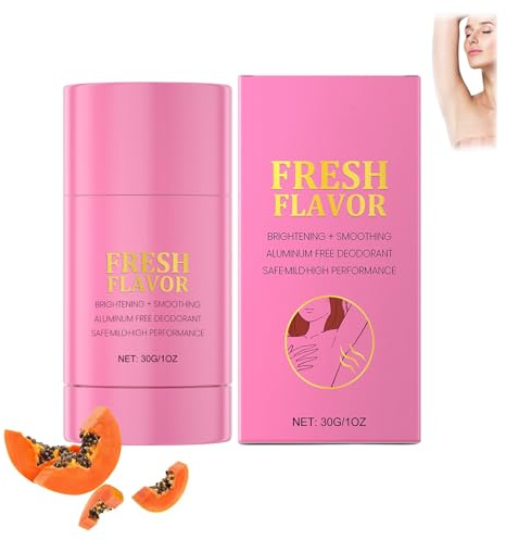 Déodorant fruité sans aluminium pour femmes, stick déodorant éclaircissant pour les aisselles, déodorant naturel pour des aisselles plus claires et plus douces, fraîcheur longue durée (1PCS)