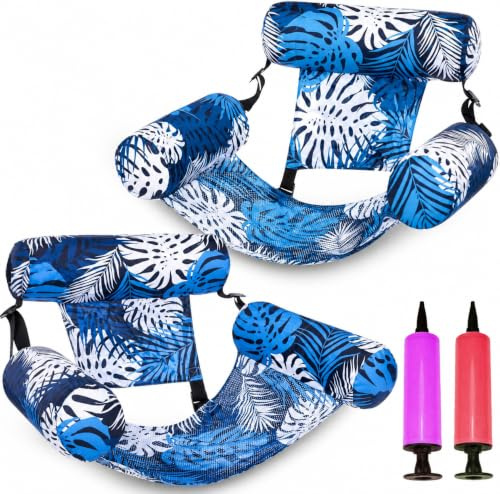 Bouée Piscine Gonflable Adulte,Matelas Piscine Gonflable Dossier Inclinable | Fauteuil Gonflable de Bouée,Fauteuils Flottants Confortables,Idéal Été,Fêtes,Plage,Vacances