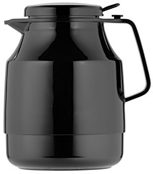 Helios Tea Boy Push Isolierkanne schwarz 1,3 Liter