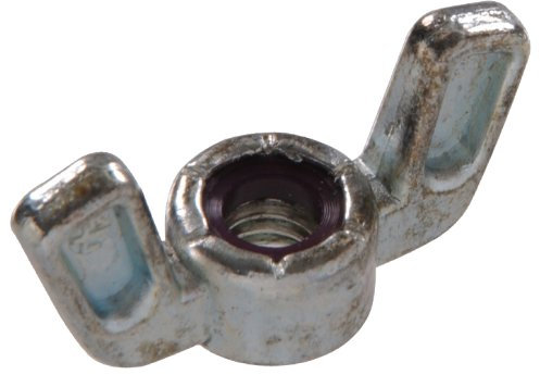 The Hillman Group 43540 3/8-16 -Inch Nylon Insert Wing Nut, Zinc, 5-Pack