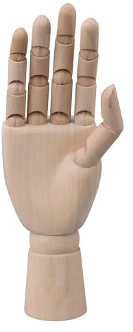BQLZR Gliederpuppe/Künstlerpuppe aus Holz, 20,3 cm, voll beweglich, für Kunst und Zeichnungen holzfarben