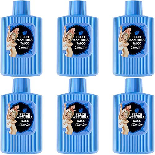 6x PAGLIERI Felce Azzurra Talco Classico Körperpuder Talkpuder Talkum 150g dose