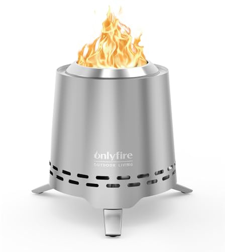 Onlyfire 16,5 cm rund bordsskiva, rostfritt stål