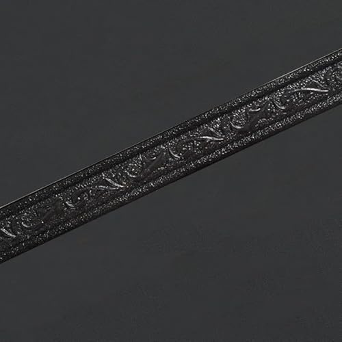Dostear Bordi Greche Pannelli Adesivi Bordo Adesivo per Pareti Striscia Adesiva Muro Decorativa Greca Adesiva per Parete nero 4 X 230cm（2pcs）