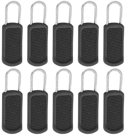 Tirette de fermeture éclair, tirettes de fermeture éclair - Languettes de détachables,Kit de réparation de, pièces de rechange 10X, curseur de pour s