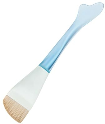 Flytande foundationborste, bärbar makeup-applikator, 7 cm mångsidig med mjukt fiberhuvud, autentisk aluminiumhylsa, precisionsskulpteringsverktyg med finish, kosmetiskt tillbehör för affärsresa