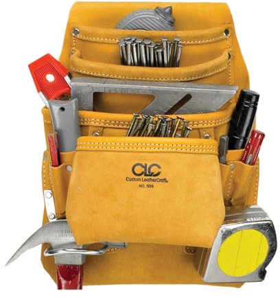 Kuny's API933 AP-i933 Carpenter's Nail & Tool Bag 10 Pocket, Yellow