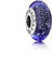 PANDORA Charm Silber Murano-Glas Schillernd blaue Facetten 791646