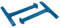 Silverline Cast Iron Manhole Keys 2pk 125mm (868537), Blue