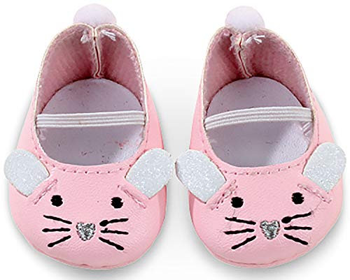 Götz 3402539 Mäuschen Puppenschuhe - Puppenkleidung & Puppenzubehör für Babypuppen Gr. S von 30 - 32 cm