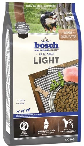 bosch HPC Light | Hundetrockenfutter für übergewichtige Hunde aller Rassen | 1 x 2.5 kg