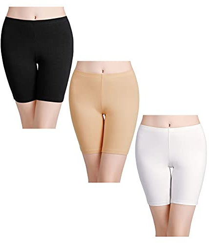 wirarpa Panty Coton Cycliste Short Femme Long Culottes Boxer Shorty Legging Boxer Caleçon Lot de 3